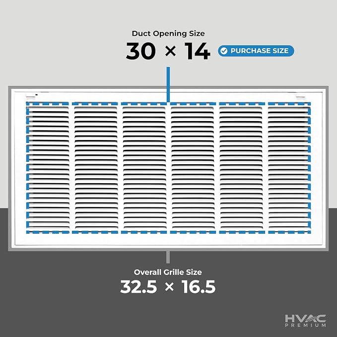 30x14 Return Air Vent Cover Grille - Image 2