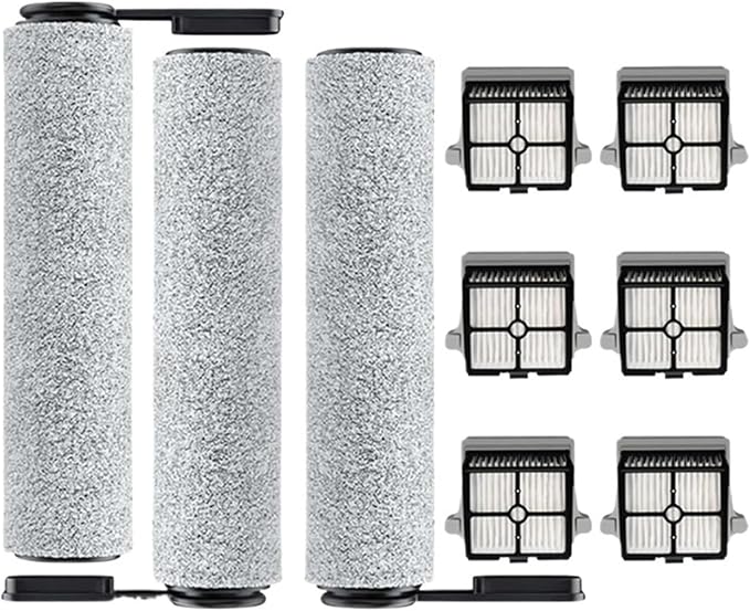 Wet and Dry Vacuum Cleaner Roller Brushes & Filters, Compatible - Image 2