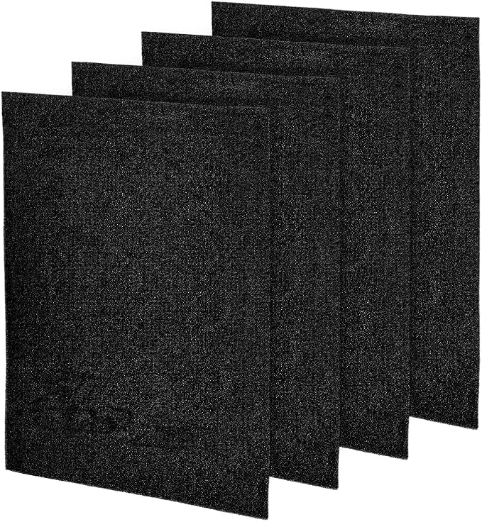 PH PandaHall 4pcs Air Conditioner Filter Pad 16" x 12.8" x 1/4" Cut to Fit Foam by PHPandaHall