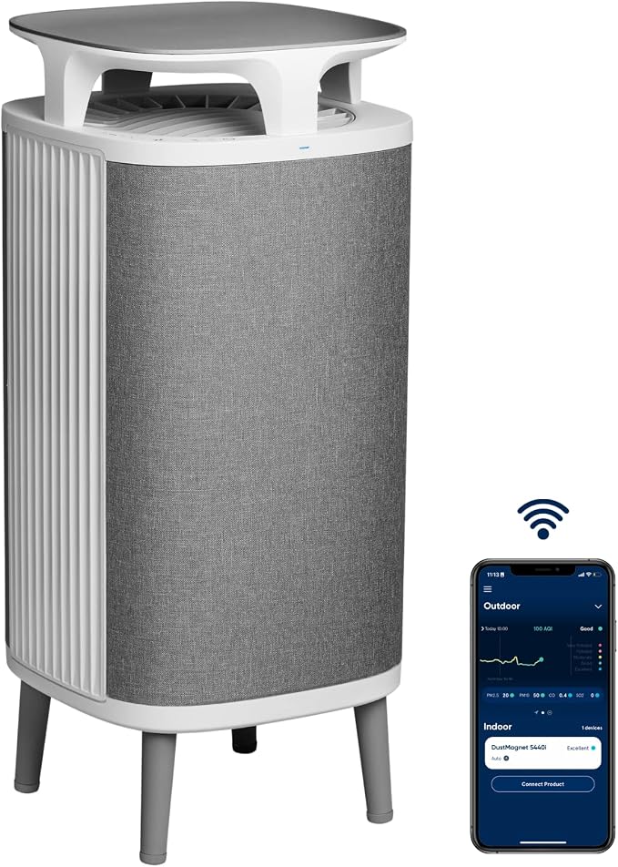 BLUEAIR Air Purifier Medium Room, Cleans up to 1, 713 Sq ft Air Cleaner by Unknown