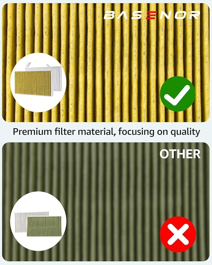 BASENOR Cabin Air Filter Replacement - Image 4