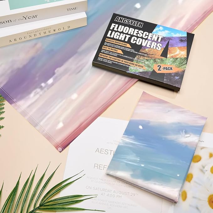 ANGSYLTH 2 Pcs Fluorescent Light Covers - Image 6