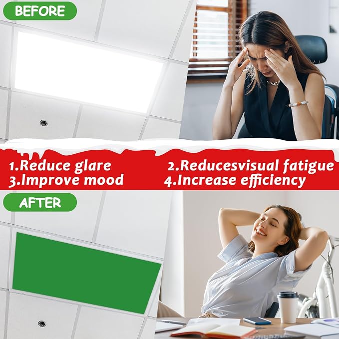 6 Pcs Fluorescent Light Covers - Image 4