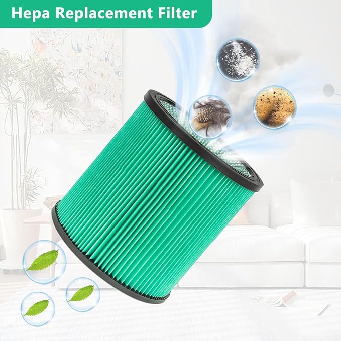 2 Pack DXVC6914 Premium HEPA Cartridge Vaccum Filter Compatible - Image 4