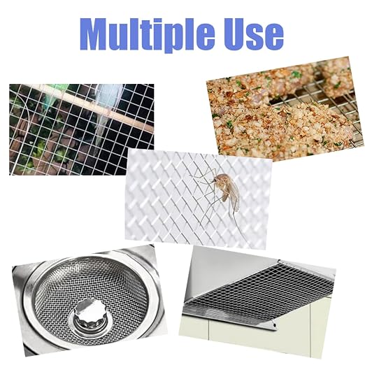 Stainless Steel Mesh Screen 12 Mesh No Rust Sturdy Metal Wire Mesh Easy to Work - Image 6