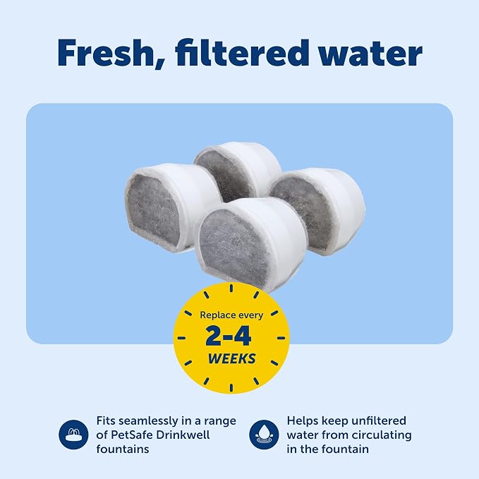 PetSafe Drinkwell Replacement Carbon Filters, Dog and Cat Ceramic Water - Image 3