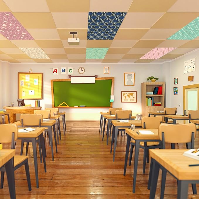 Outus Fluorescent Light Cover Classroom Lighting Cover - Image 4
