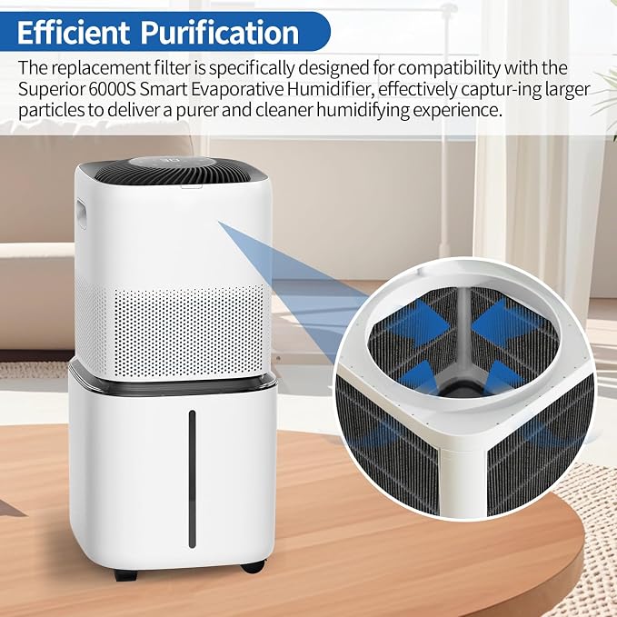 4-Pack Humidifier Premium Replacement Filters - Image 3