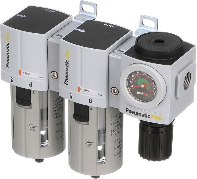 PneumaticPlus PPC4C-N04G StageAir Drying System- Air Particulate 5 Micron Filter - Image 5