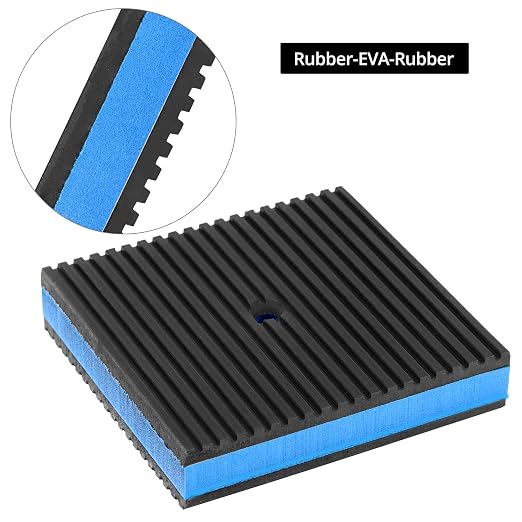 QWORK Heavy-Duty Rubber Anti-Vibration Pads - Image 3