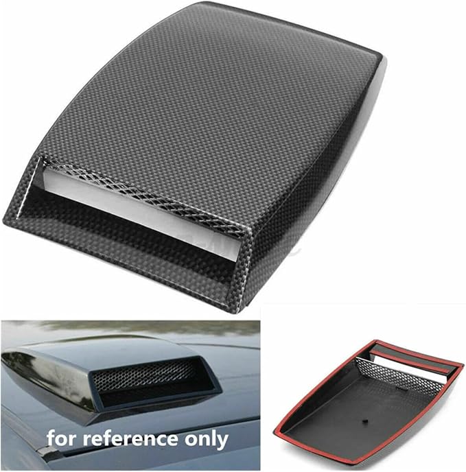Car Air Flow Intake Hood Scoop Vent Bonnet Decorative Covers Kit Universal - Image 2