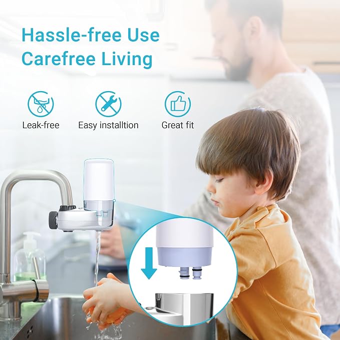 AQUA CREST Alkaline Faucet Water Filter, Replacement - Image 8