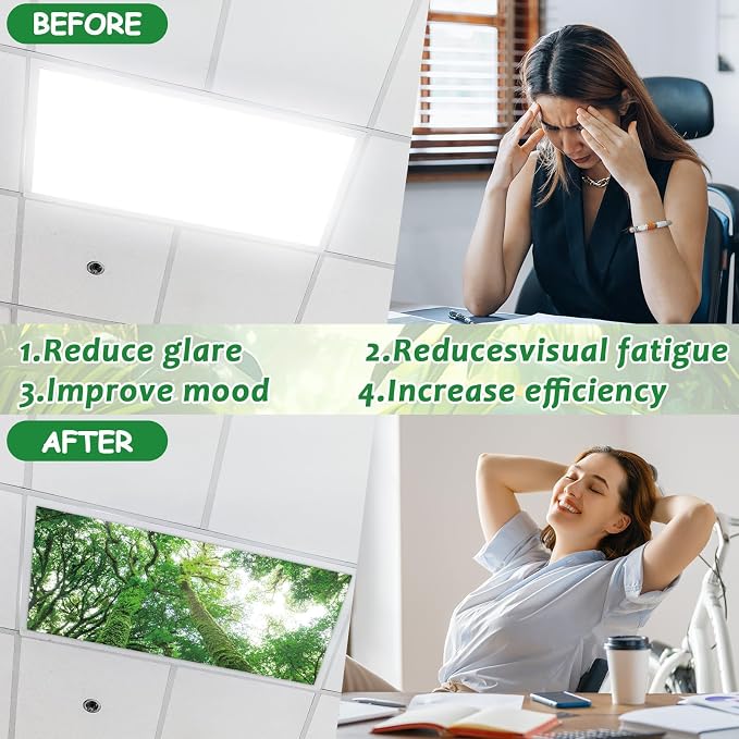 8 Pcs Fluorescent Light Covers - Image 3