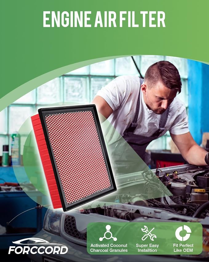 Cabin & Engine Air Filter Fits for Highlander 3.5L/2.7L Gas Only, Sienna - Image 2