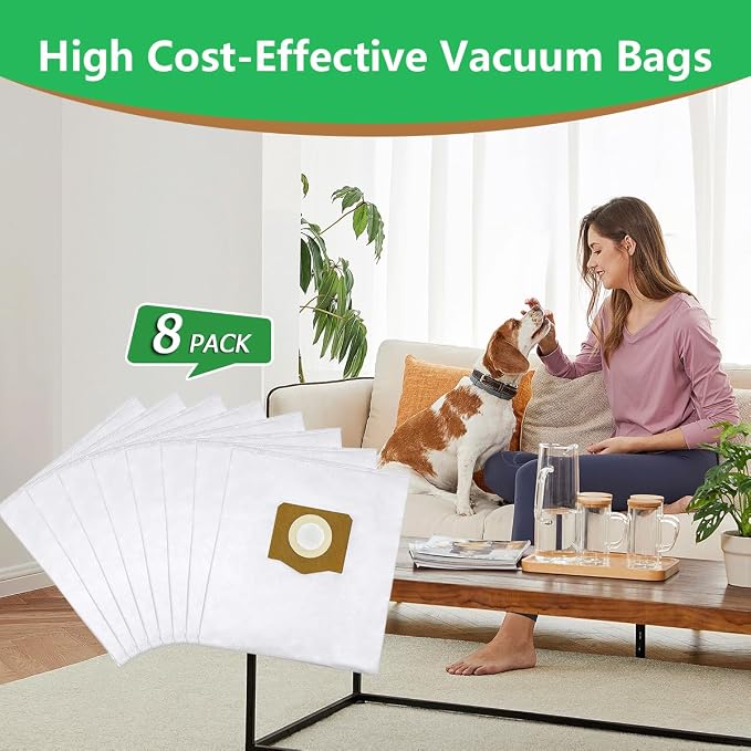 8 Pack AVG0905 Dust Filter Bags, Compatible - Image 7