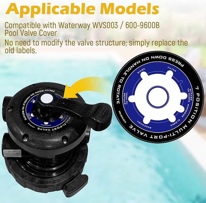 Big Peng 808-0043 Sand Filter Valve Label Decal Sticker Compatible - Image 3
