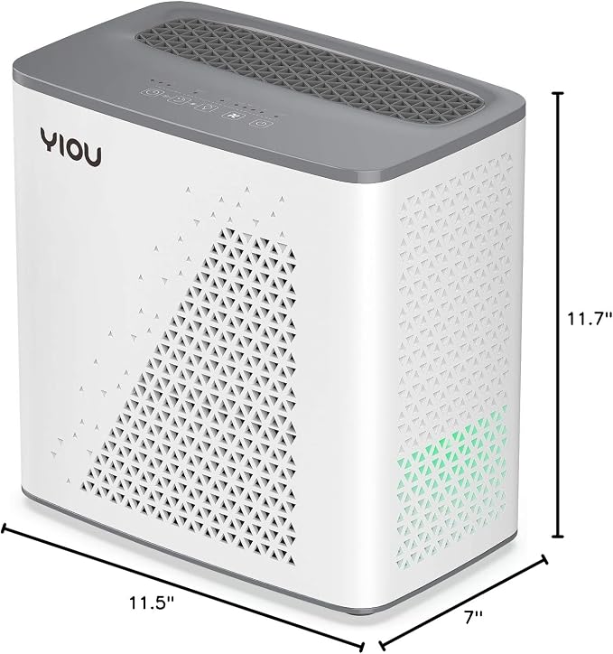 YIOU Air Purifier for Home Large Room up to 547 ft², H13 True HEPA Air Filter - Image 8