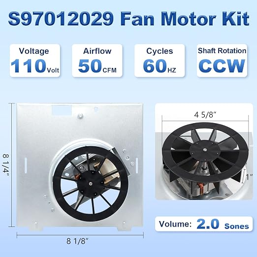 S97012029 Fan Motor Assembly Kit - Image 2