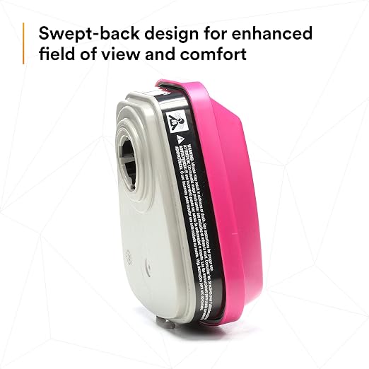 3M 60921 P100 Respirator Cartridge/Filter, NIOSH Approved, 1 Pair, Helps - Image 11