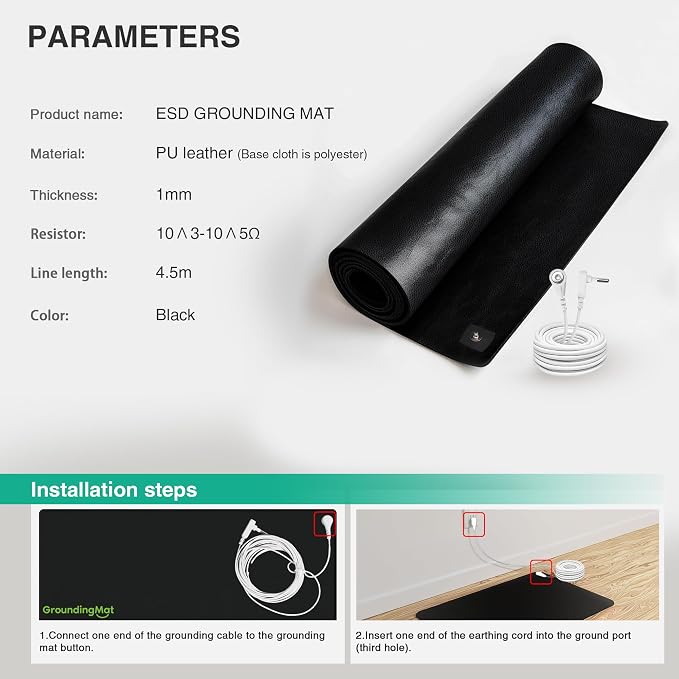 Grounding Mat for Sleep, Pain Relief, Inflammation, Wellness. Earth Connected - Image 5