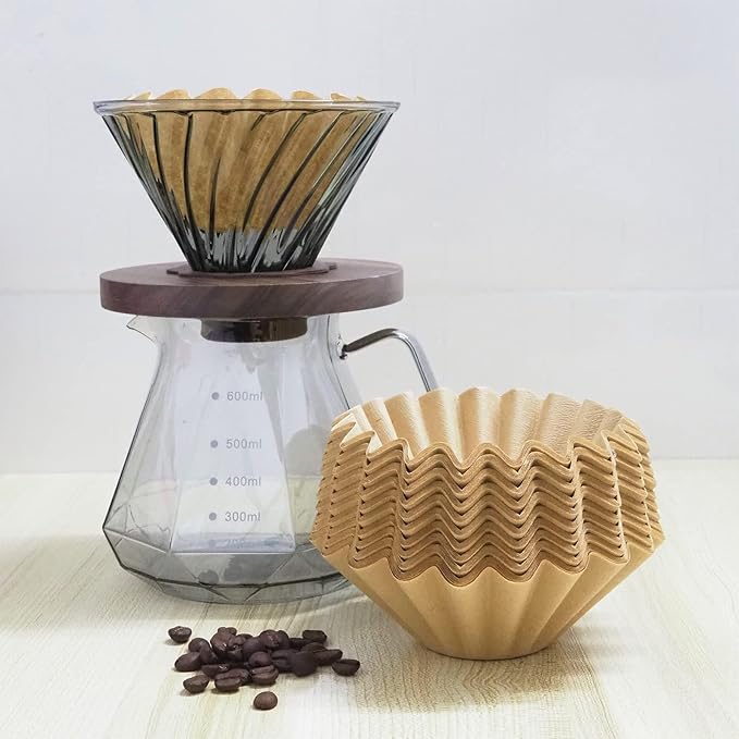 1-2 Cup Brown Coffee Filters, Small Coffee Maker, Single Serve Coffee Pot - Image 6