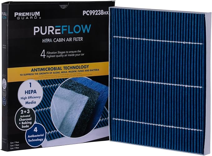 PUREFLOW PC99238HX HEPA Cabin Air Filter | Fits 2017-2026 Chrysler Pacifica - Image 3