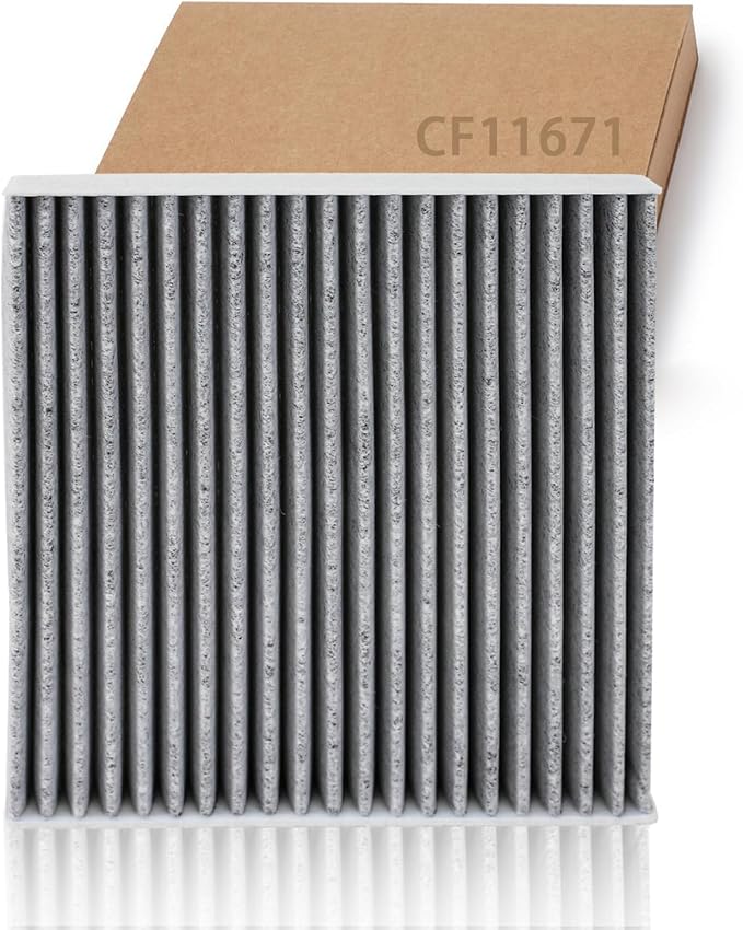 Cabin Air Filter with Activated Carbon, Car Fresh Breeze Air Filter Replacement by HZYAMZ