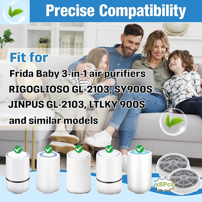 8-Pack True HEPA Filter Replacement - Image 4