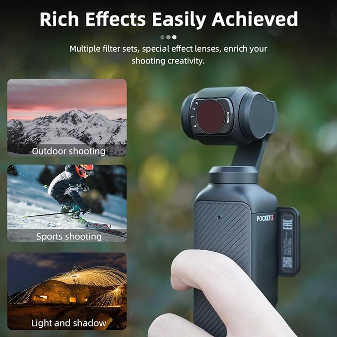 BRDRC Pocket 3 ND CPL Filters Set, 3 Pack - Image 9