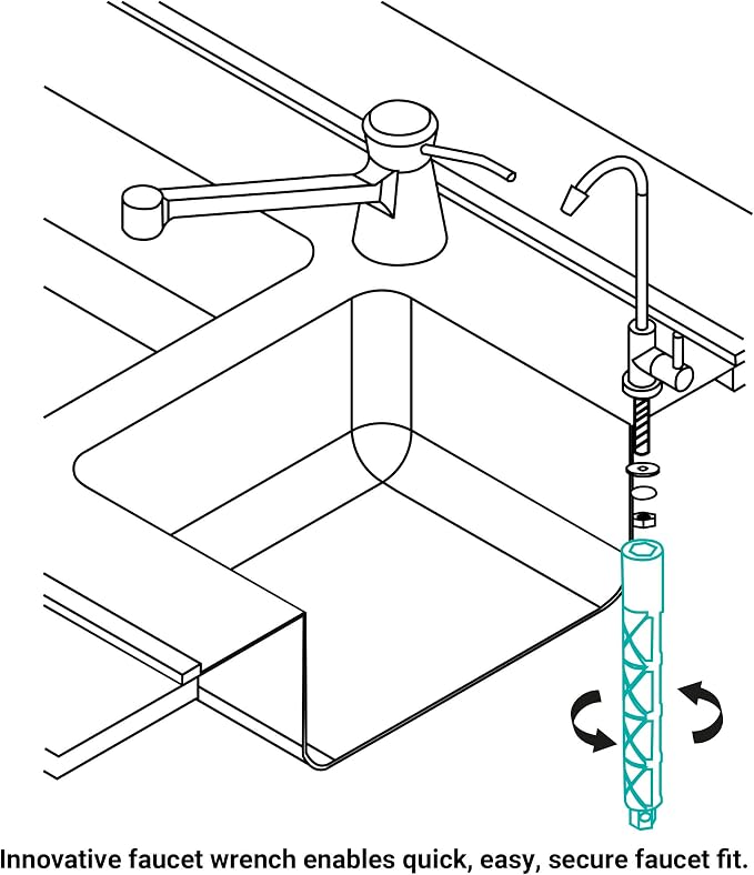 Metpure Non-airgap NSF Certified RO Faucet Reverse Osmosis Drinking Water - Image 8