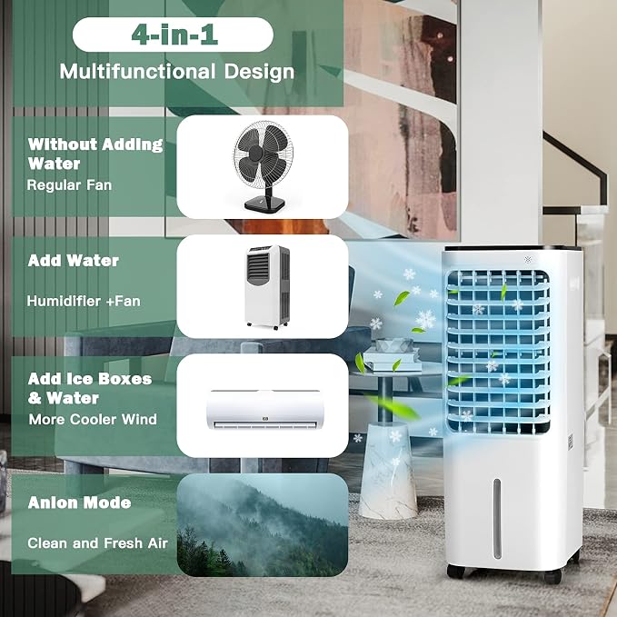 DORTALA Swamp Cooler, Evaporative Air Cooler - Image 2