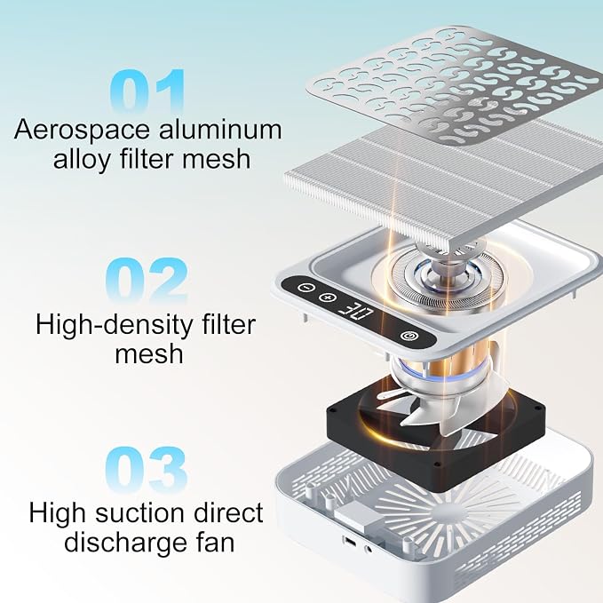 MEKK Professional Nail Dust Collector - Image 2