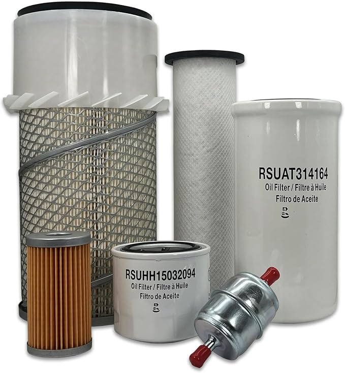 HERO Maintenance Filter Kit For John Deere 6675 Skid Steer Loader Filters - Image 2