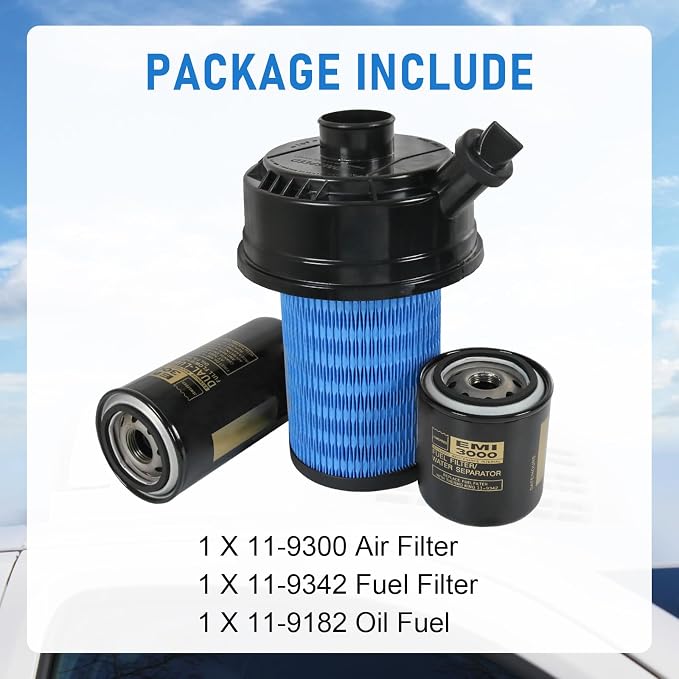 11-9300 Air Filter 11-9342 Fuel Filter 11-9182 Maintenance Kit Replacement - Image 6