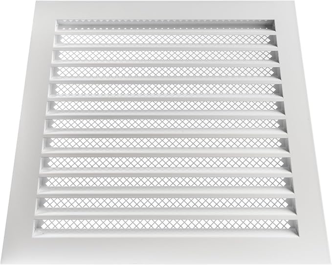 Repa Market 12" x 12" Inch Galvanized Steel White Soffit Air Vent Cover - Image 7