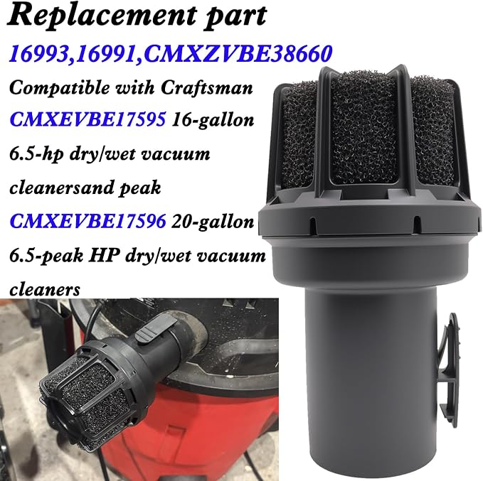 CMXZVBE38660 Fit for Shop Vac Muffler Diffuser For Craftsman Shop Vac Parts and - Image 7