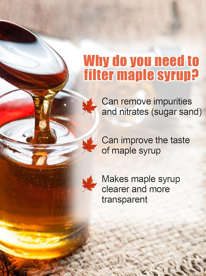 6pcs 2.3 Quart Maple Syrup Filter Cone Set - Image 6