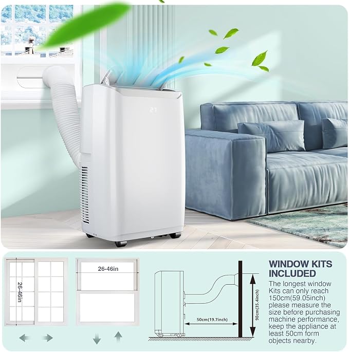Portable Air Conditioners, 12000 BTU Portable AC - Image 7