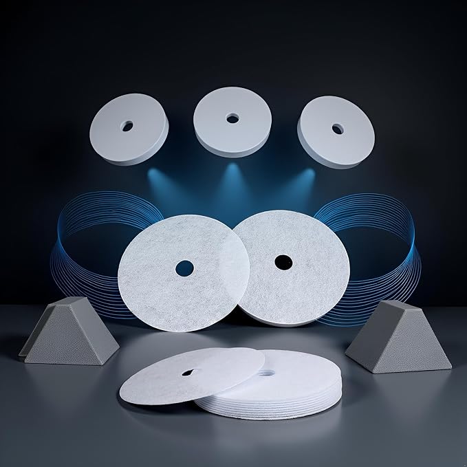 4 Pcs White Cloth Dryer Exhaust Filter, - Image 2
