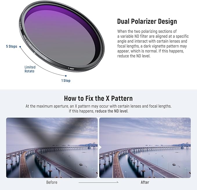 NEEWER 62mm Variable ND Filter - Image 5