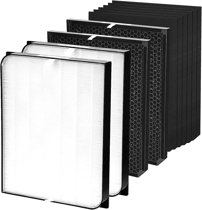 AD3500 Air Purifier Filters Replacement Set Plastic Frame Compatible by 7thScienceGear