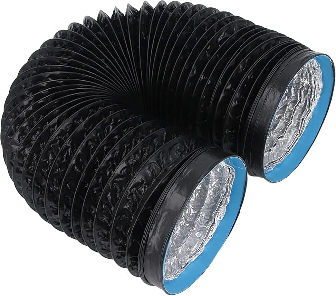 NoiseReducing 7in Dryer Vent Exhaust Hose Flexible Duct Easy Installation by Aumotop