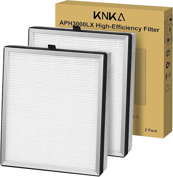 KNKA Genuine APH3000 Air Purifier Replacement Filter, Supports HEPA Sleep Mode. by KNKA