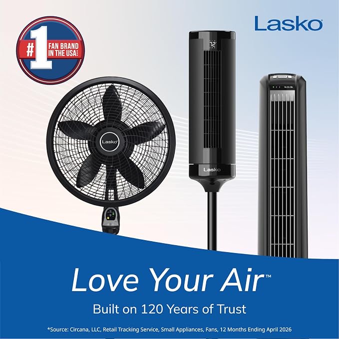 Lasko High Velocity Oscillating Tower Fan - Image 2