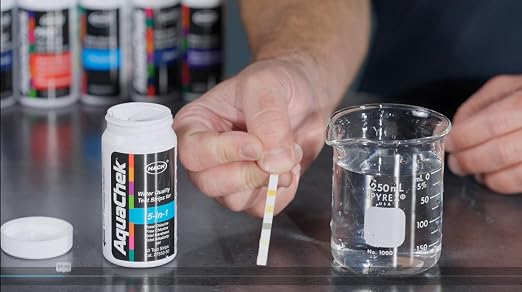 Hach 5 in 1 Water Quality Test Strips, Water Testing, Comprehensive Water - Image 3