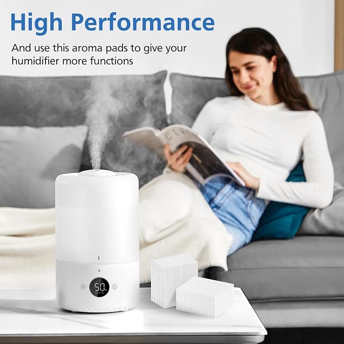 ShufudeJa Humidifier Aroma Pads 30 Pack, Aroma Pad Replacement Filter Compatible - Image 5
