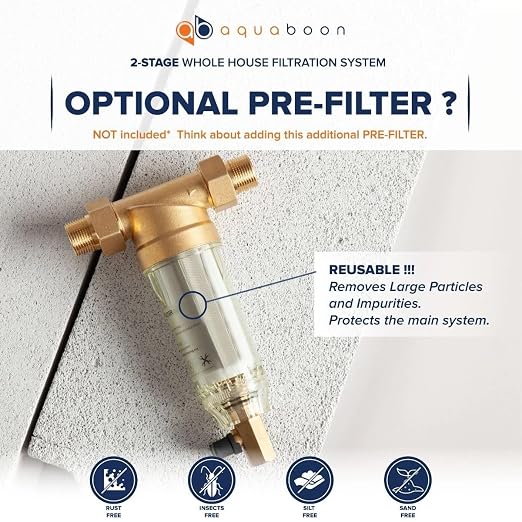 Aquaboon 2-Stage Whole House Water Filtration System - Image 9