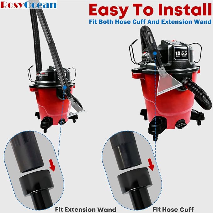 Universal Compatible with All Shop Vacs Extractor Attachment with 2-1/2" & - Image 6