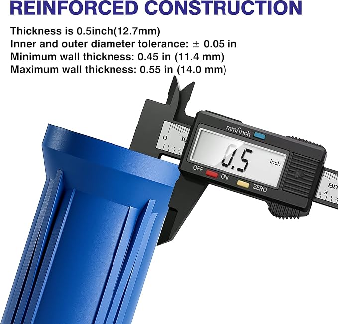 Geekpure 10-Inch Whole House Slim Water Filter Housing - Image 7