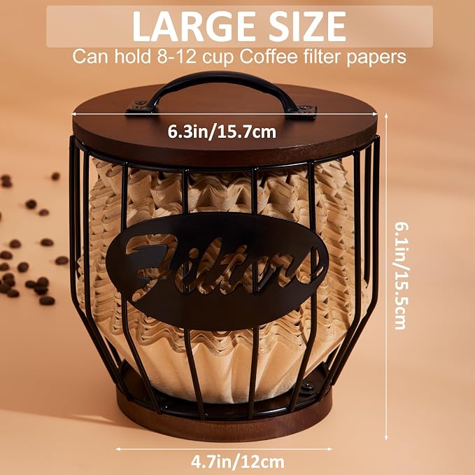 Yangbaga 8-12 Cup Coffee Filters Holder - Image 2